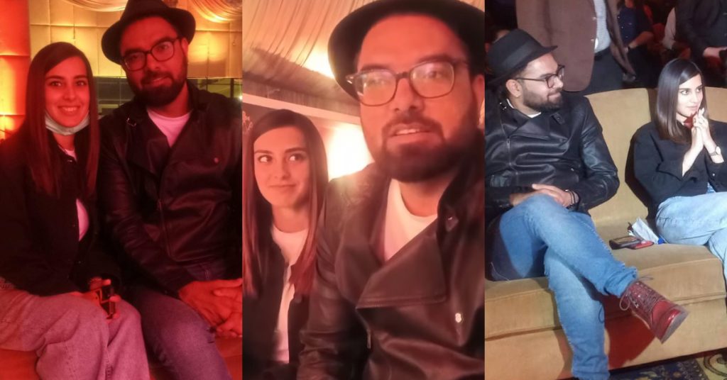 Iqra Aziz and Yasir Hussain Spotted at Chaudhry's Teaser Launch