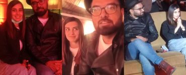 Iqra Aziz and Yasir Hussain Spotted at Chaudhry's Teaser Launch