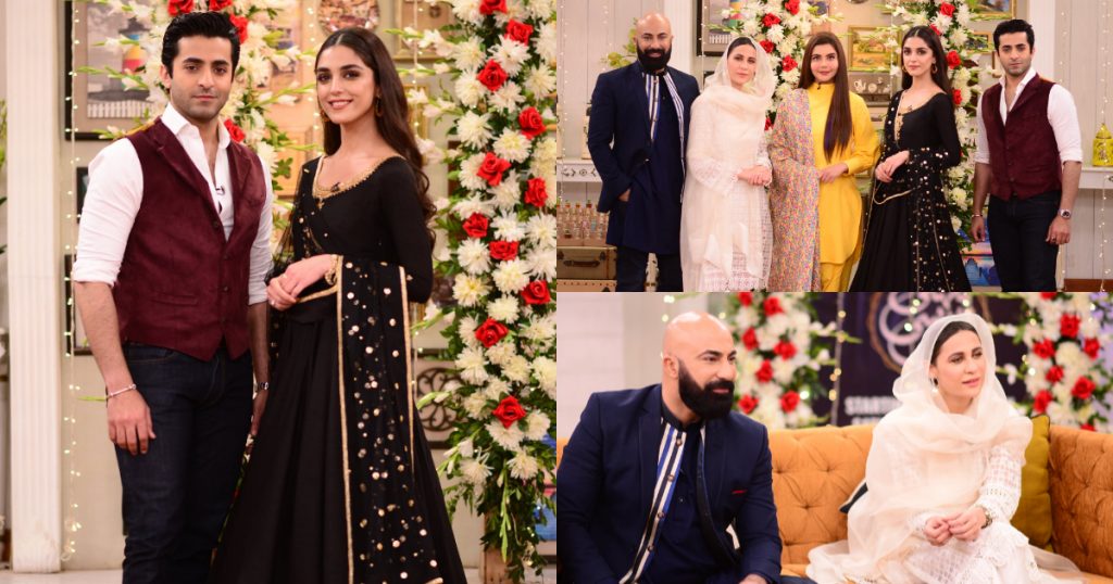 Beautiful Clicks of Cast of Drama Pehli Si Mohabbat in Good Morning Pakistan Show