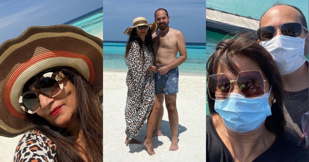 Frieha Altaf And Saqib Malik Vacationing In Maldives