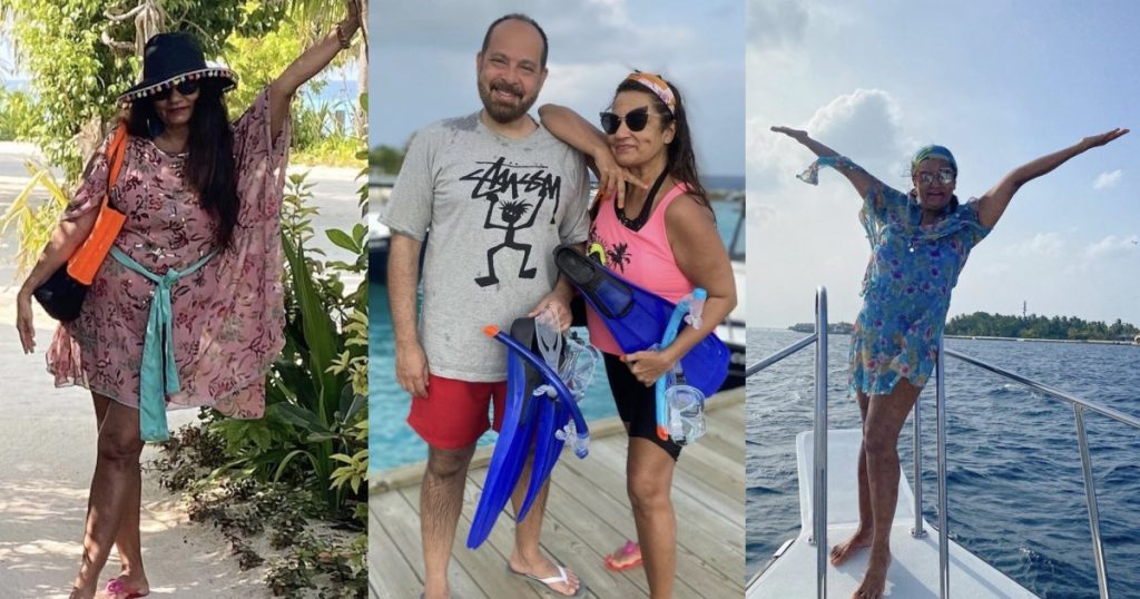 Frieha Altaf And Saqib Malik Vacationing In Maldives-New Pictures