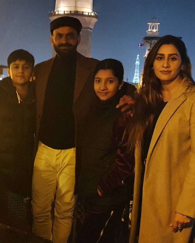 Cricketer Muhammad Hafeez Daughter Eman Birthday Pictures