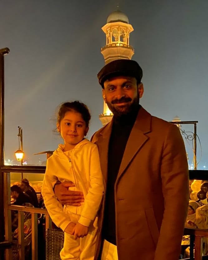 Cricketer Muhammad Hafeez Daughter Eman Birthday Pictures