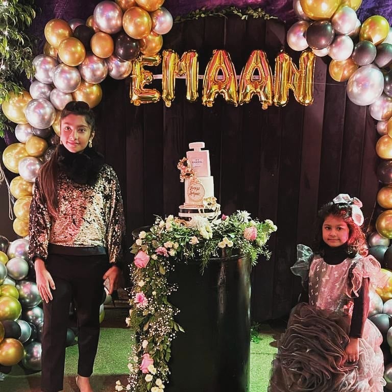 Cricketer Muhammad Hafeez Daughter Eman Birthday Pictures