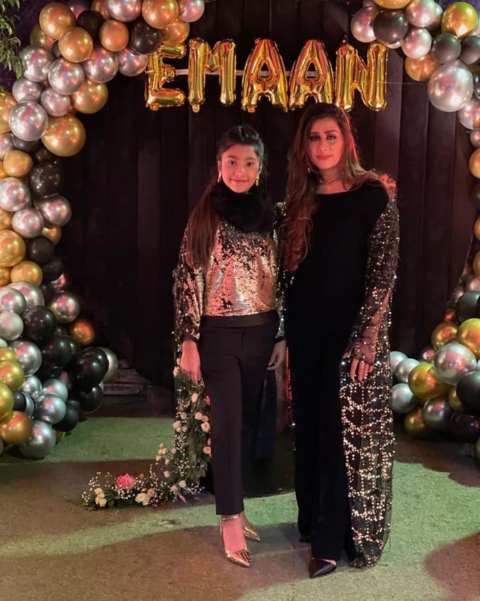 Cricketer Muhammad Hafeez Daughter Eman Birthday Pictures