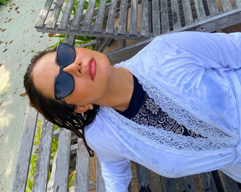 Hajra Khan Spotted Vacationing In Maldives