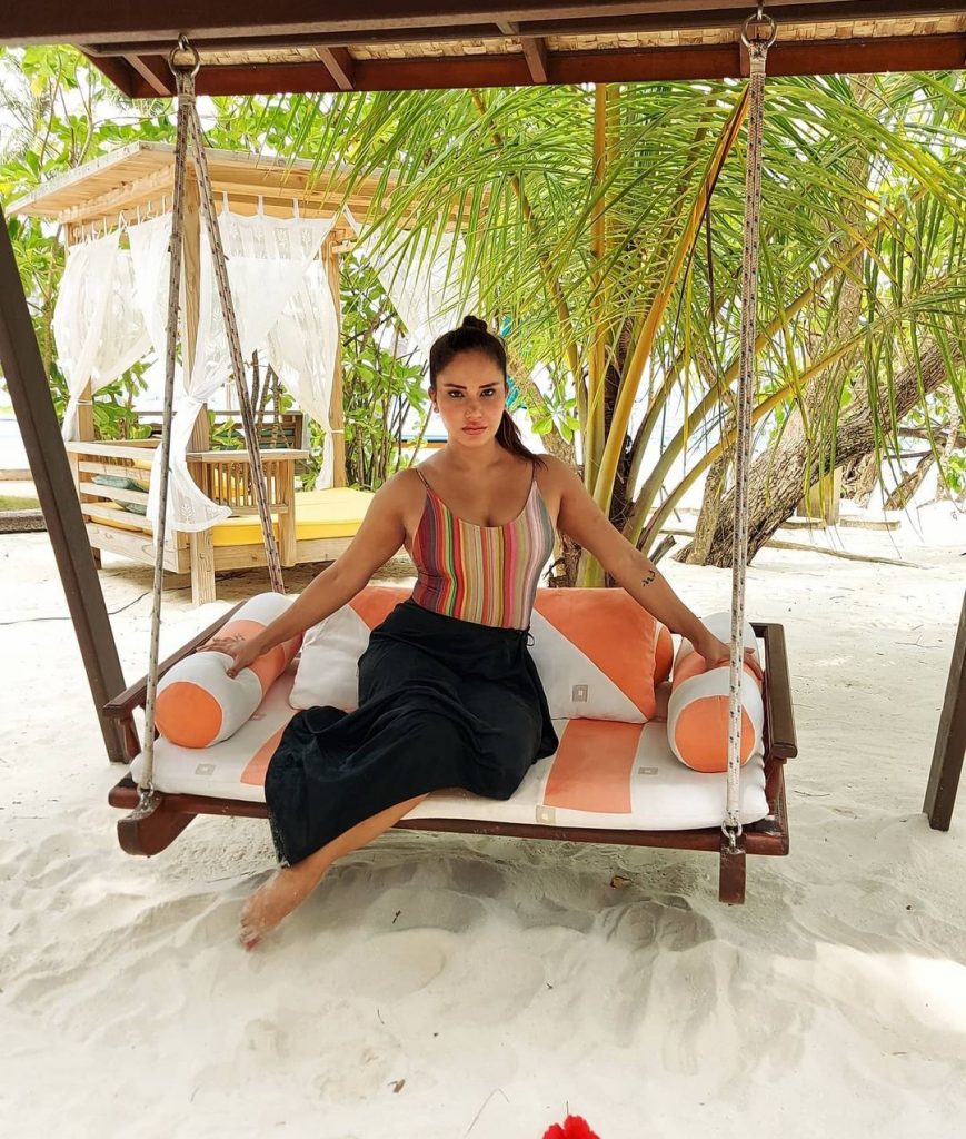 Hajra Khan Spotted Vacationing In Maldives