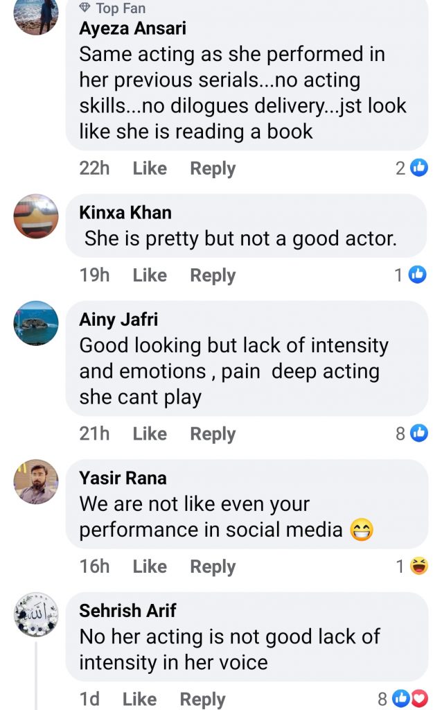 Netizens Criticise Sarah Khan's Performance In Raqs-e-bismil