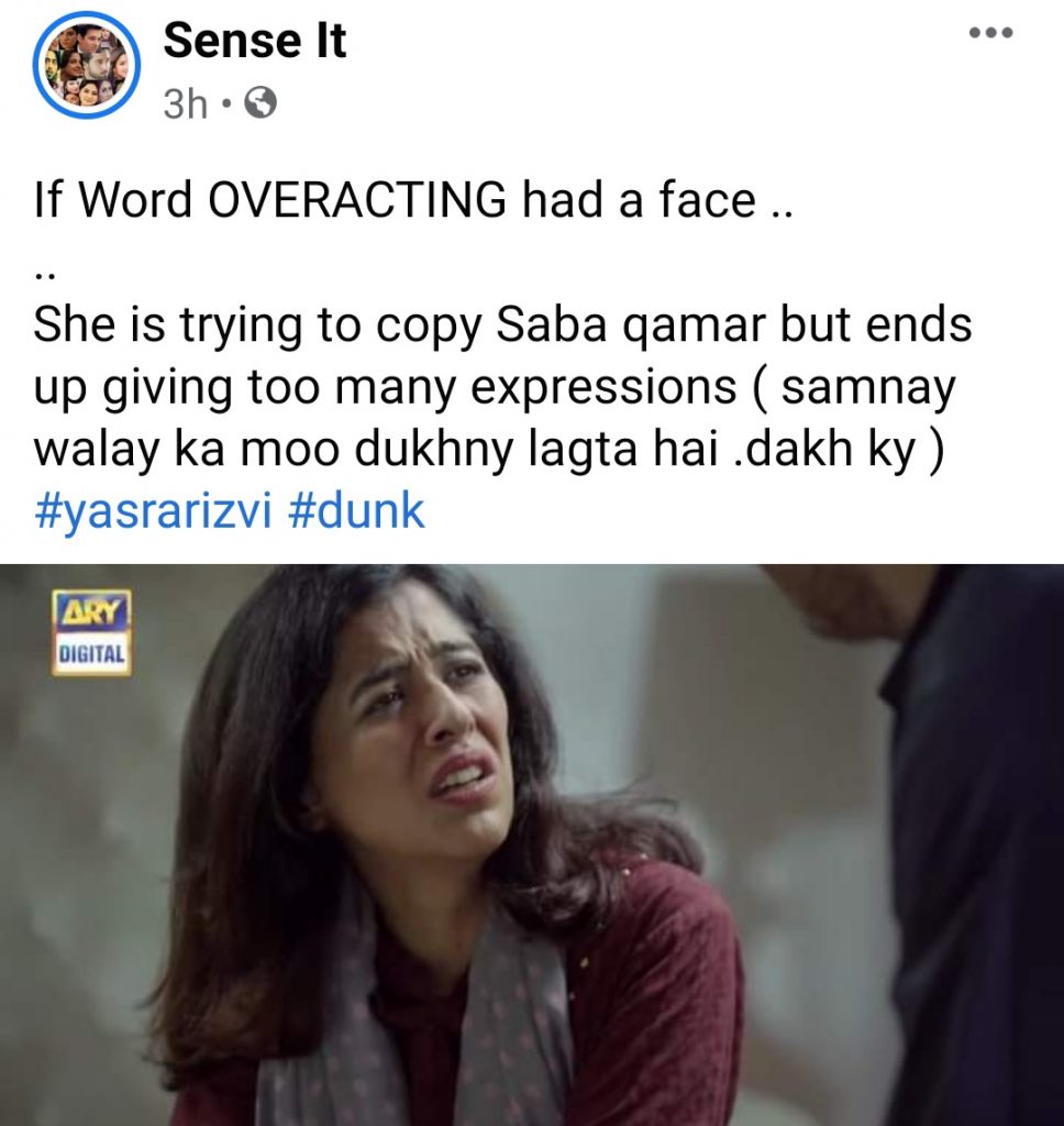 Public Opinion On Yasira Rizvi's Recent Performance In Dunk