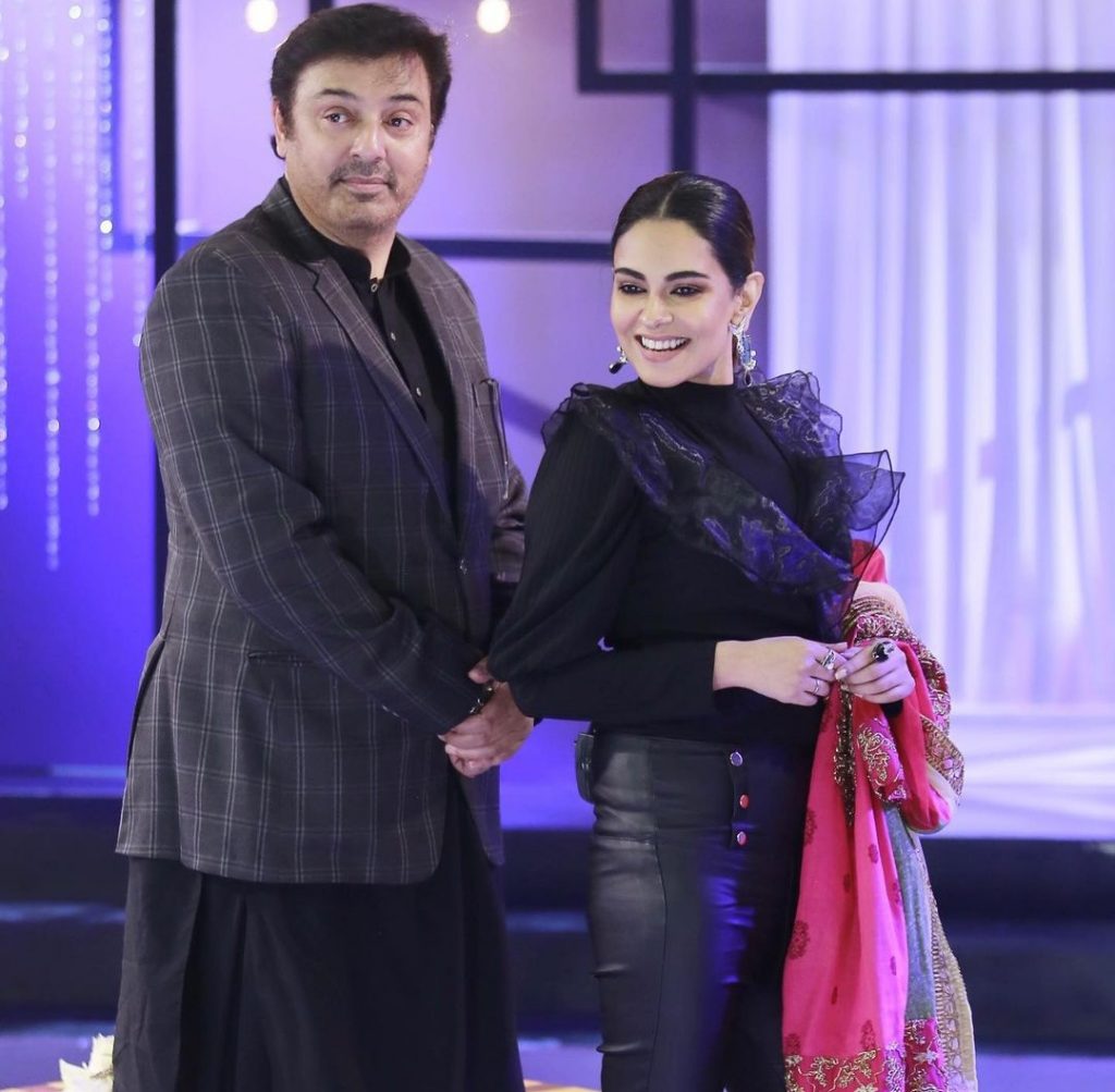 Amar Khan Actor-struck Moment With Nauman Ijaz