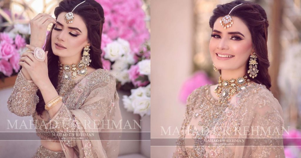 Kiran Haq Looks Stunning In Bridal Photoshoot