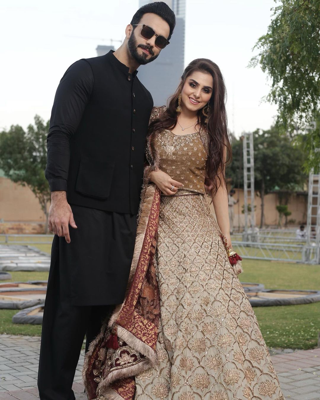 New Pictures of Komal Baig with her Husband