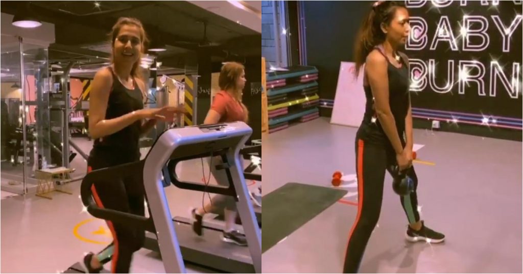 Mansha Pasha Gives Fitness Goals