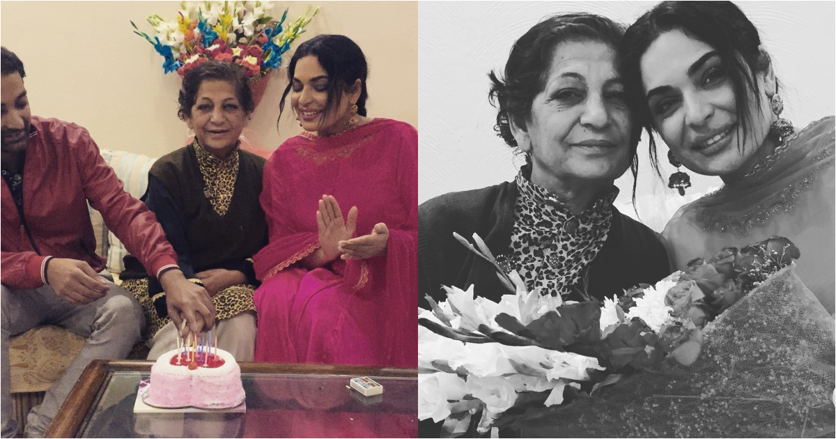 Meera Celebrated Her Mother's Birthday | Reviewit.pk