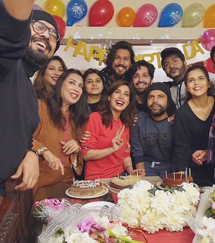 Mehwish Hayat's Birthday Celebration With Friends And Family