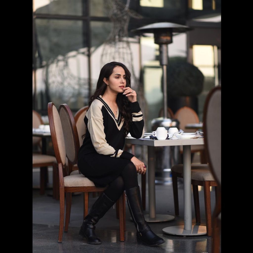 Nimra Khan Looks Chic In Her New Winter Attires