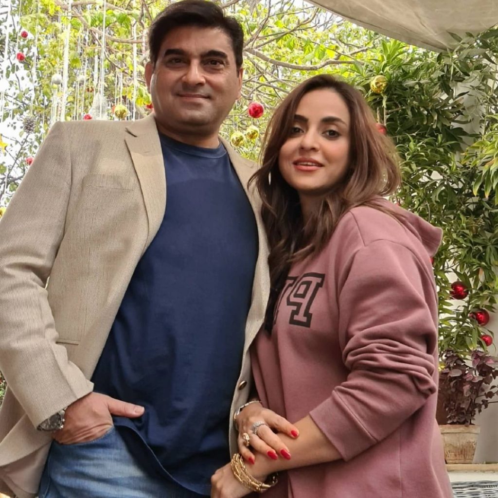 Nadia Khan's Husband Expressed His Love For Nadia In Live Show