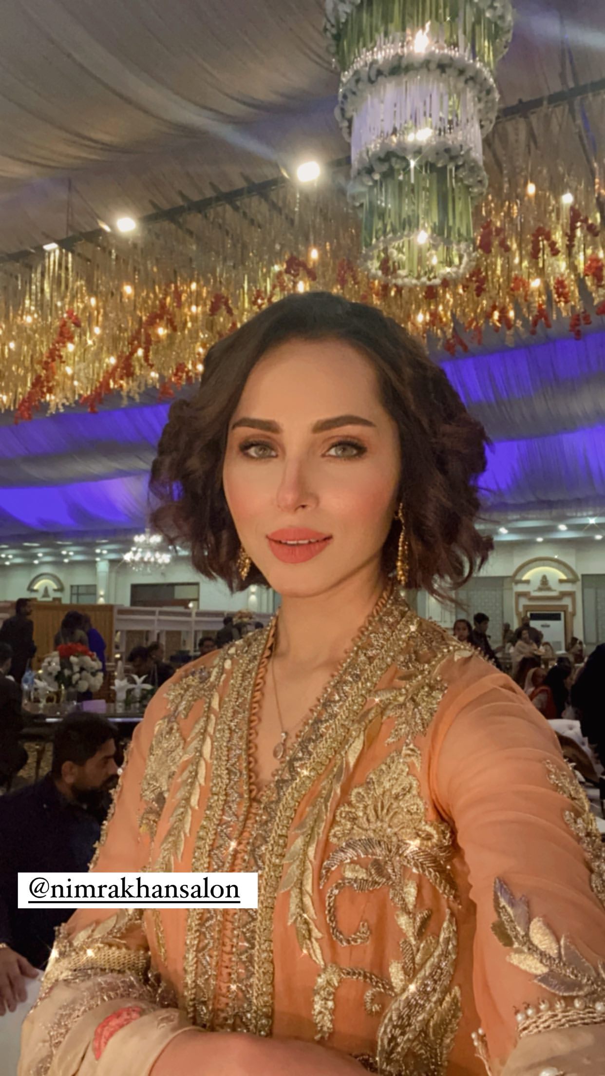 Actress Nimra Khan Spotted at Friends Wedding Event