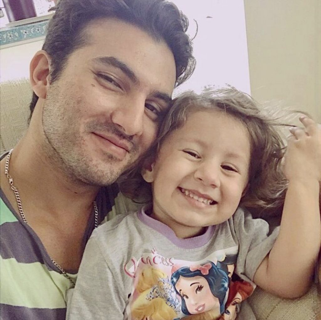 Nooreh Shahroz Having Fun Time With Her Father