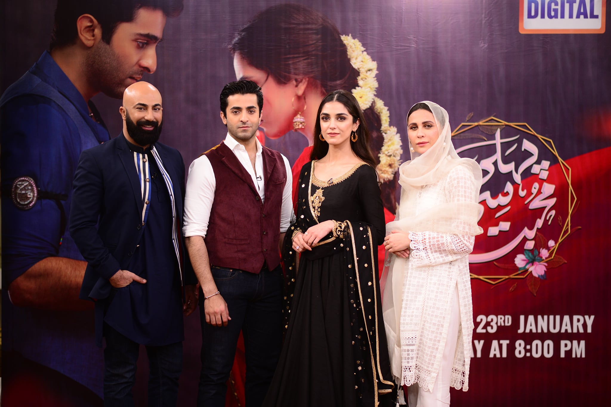 Beautiful Clicks of Cast of Drama Pehli Si Mohabbat in Good Morning Pakistan Show