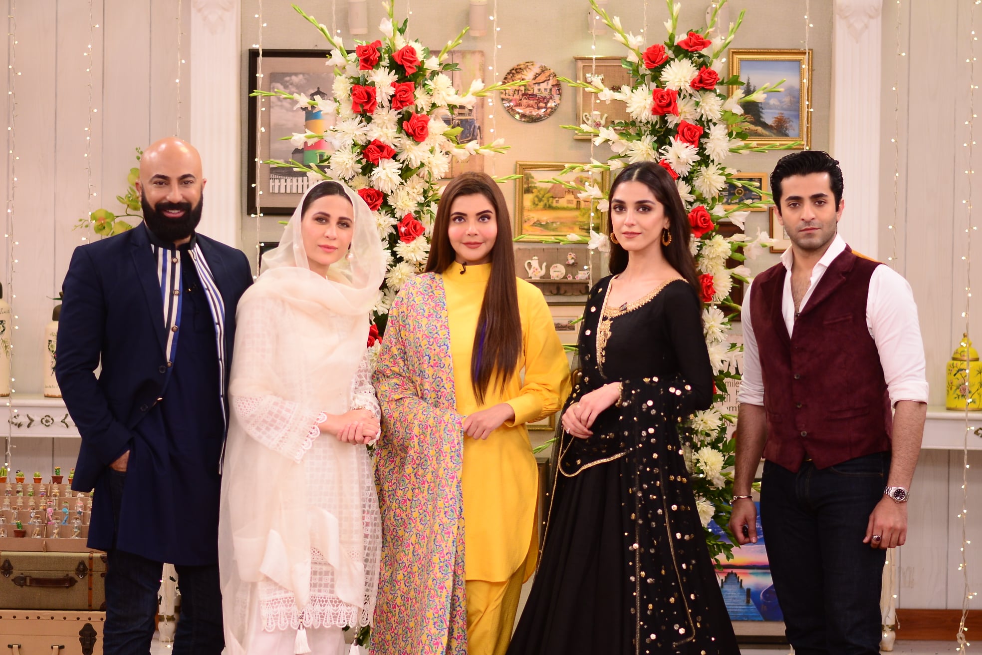 Beautiful Clicks of Cast of Drama Pehli Si Mohabbat in Good Morning Pakistan Show