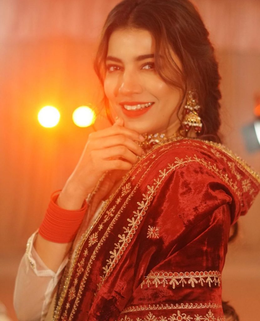 Rabia Butt Is Dazzling in Beautiful Red Outfit