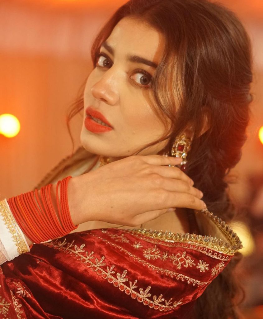 Rabia Butt Is Dazzling in Beautiful Red Outfit