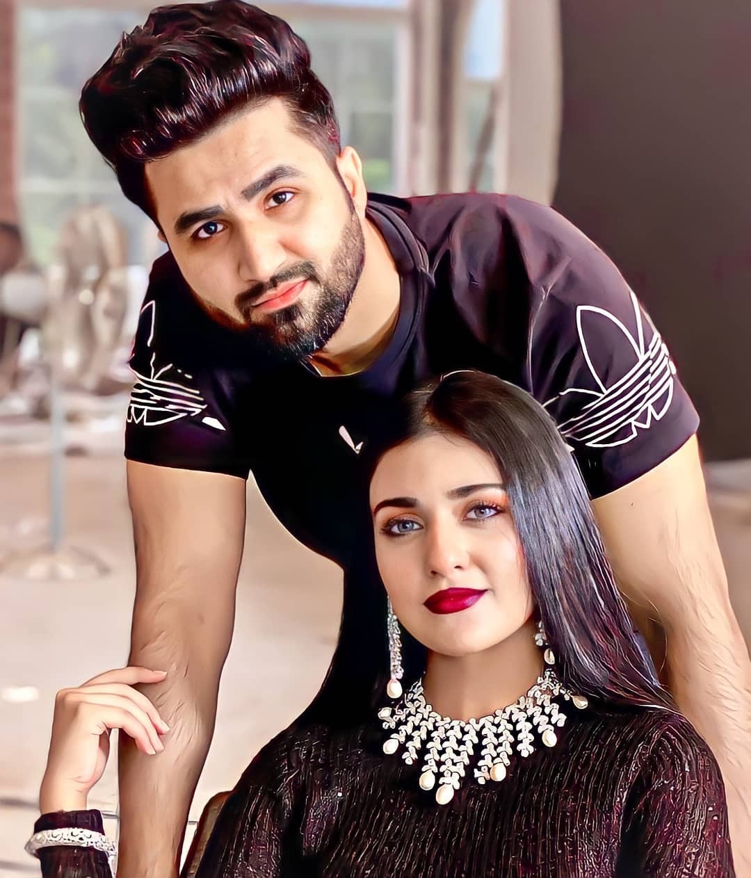 Beautiful Couple Sarah Khan and Falak Shabir - Latest Pictures