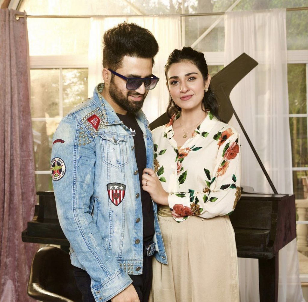 Latest Pictures Of Beautiful Couple Sarah Khan And Falak Shabbir