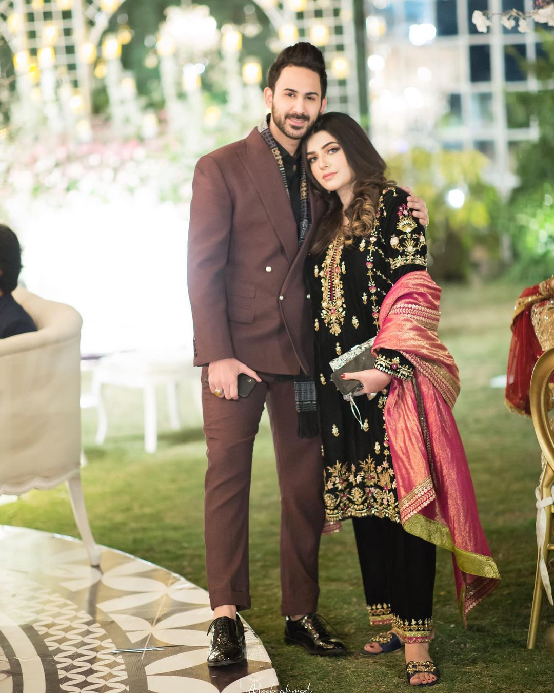 Shan Baig with his Wife Michelle Shan - Latest Clicks