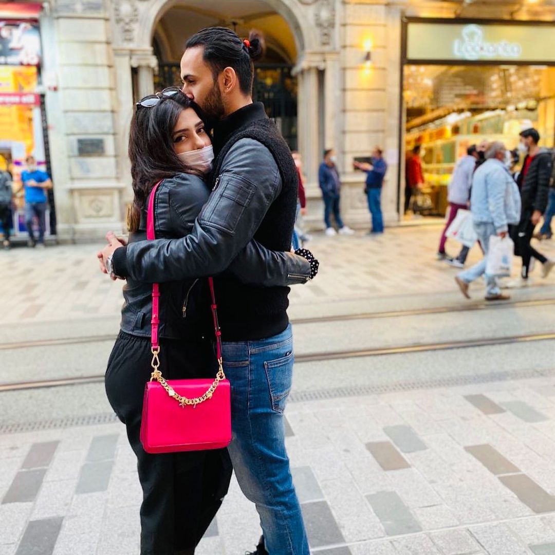 Shan Baig with his Wife Michelle Shan - Latest Clicks