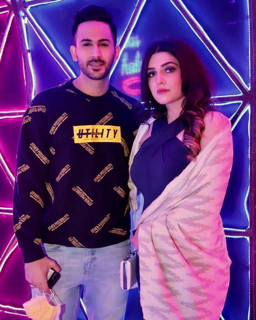 Shan Baig with his Wife Michelle Shan - Latest Clicks