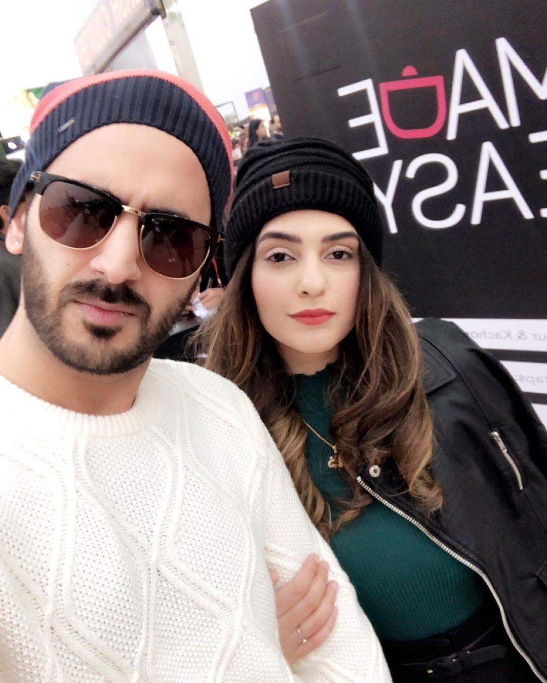 Shan Baig with his Wife Michelle Shan - Latest Clicks