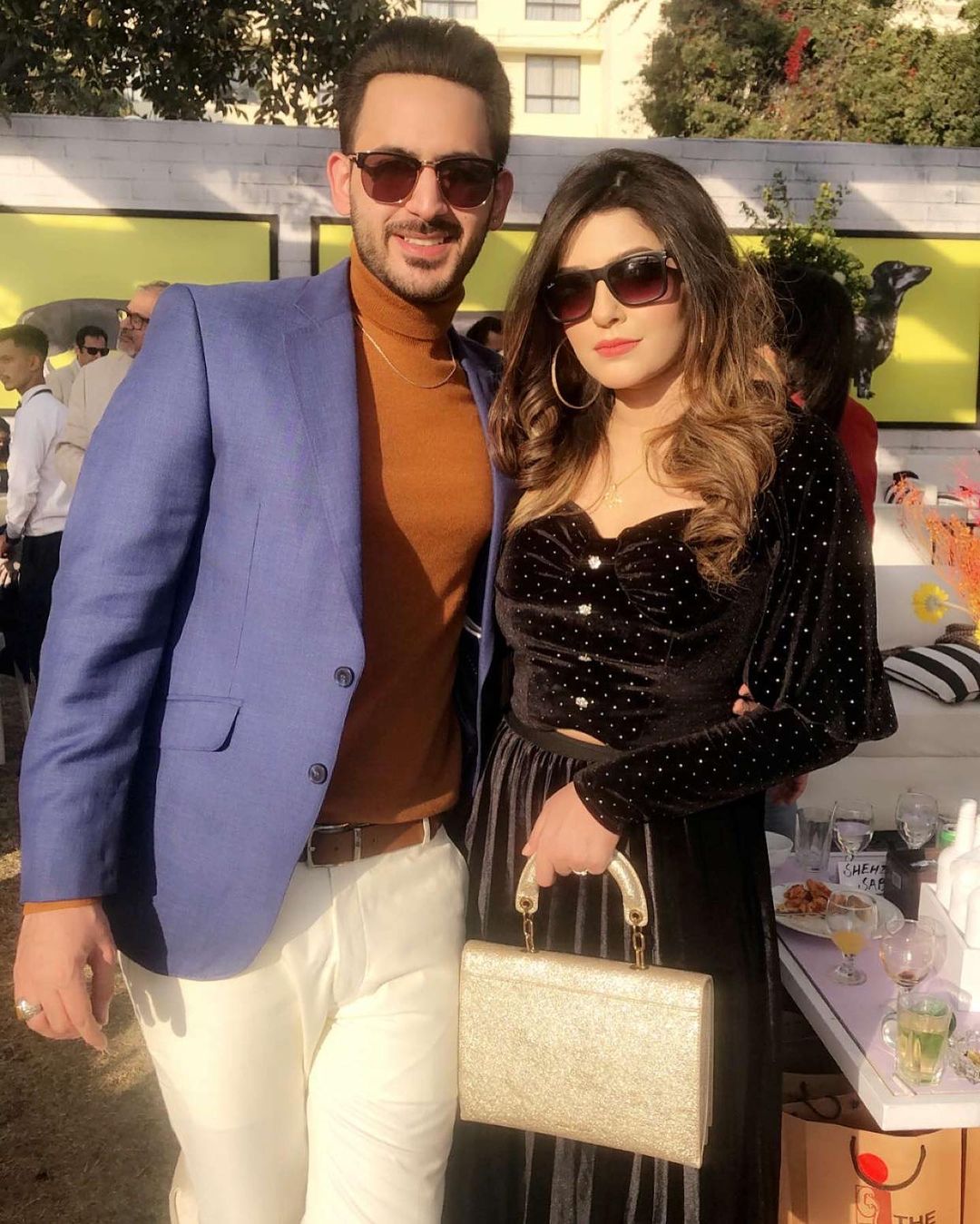 Shan Baig with his Wife Michelle Shan - Latest Clicks