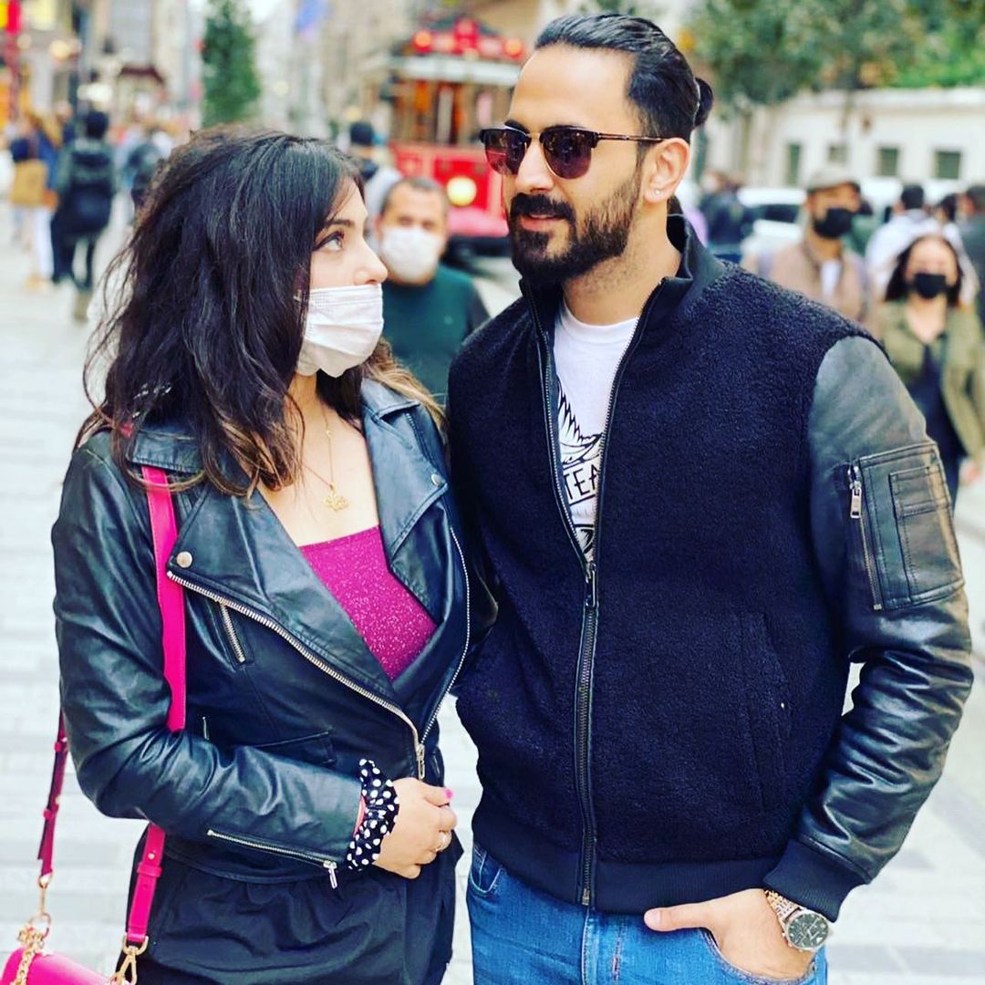 Shan Baig with his Wife Michelle Shan - Latest Clicks