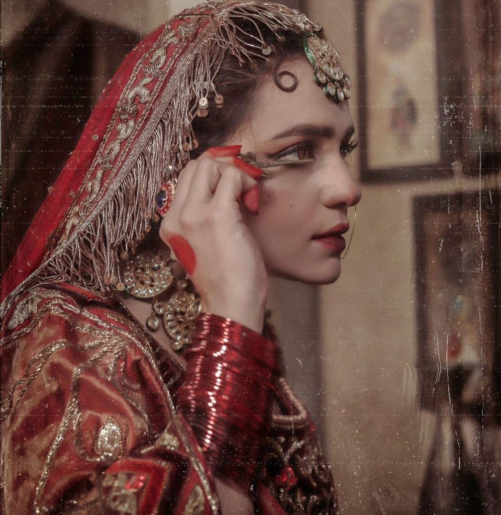 Sumbul Iqbal's Bridal Shoot in Traditional Look