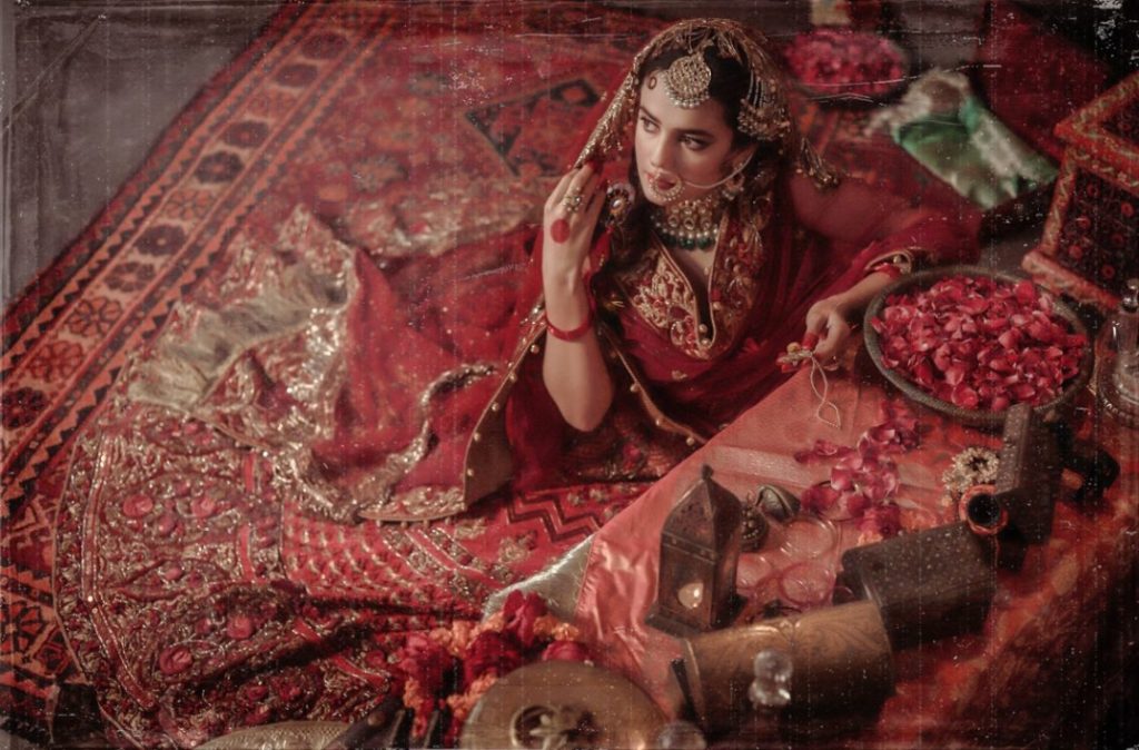 Sumbul Iqbal's Bridal Shoot in Traditional Look