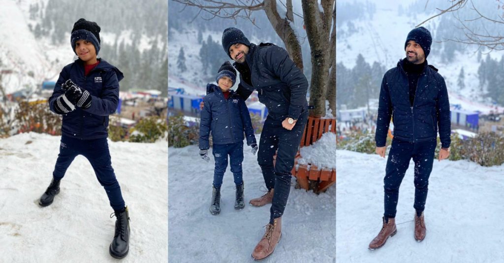 Waseem Badami Vacationing In Malam Jabba With His Son