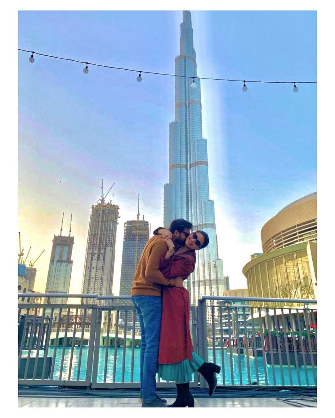 Zara Noor Abbas and Asad Siddiqui in Dubai - Latest Pictures