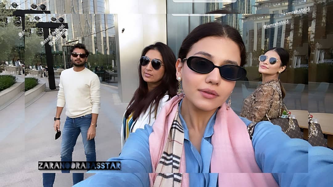 Zara Noor Abbas and Asad Siddiqui in Dubai - Latest Pictures