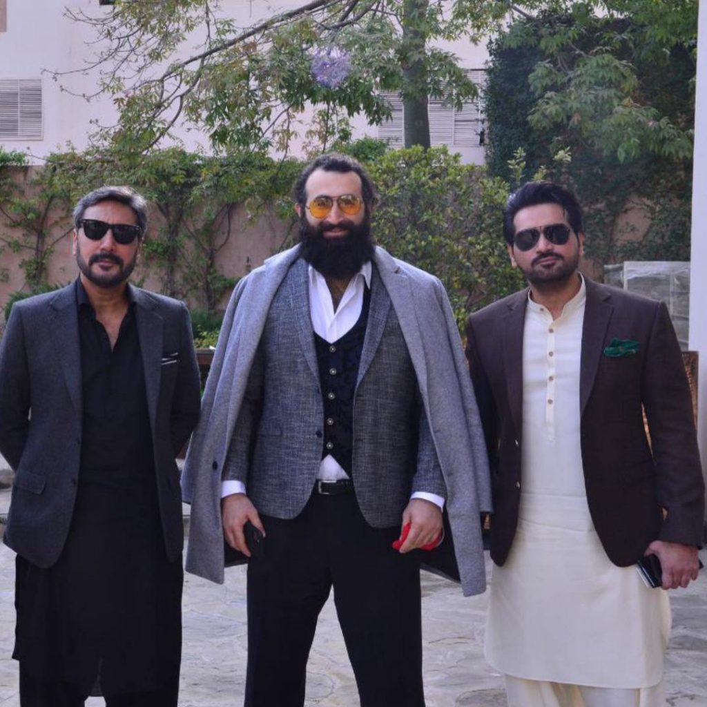 Adnan Siddiqui And Humayun Saeed Greeted Turkish Star Celal Al In Islamabad