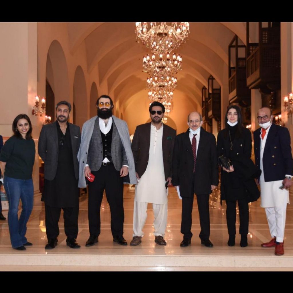 Adnan Siddiqui And Humayun Saeed Greeted Turkish Star Celal Al In Islamabad