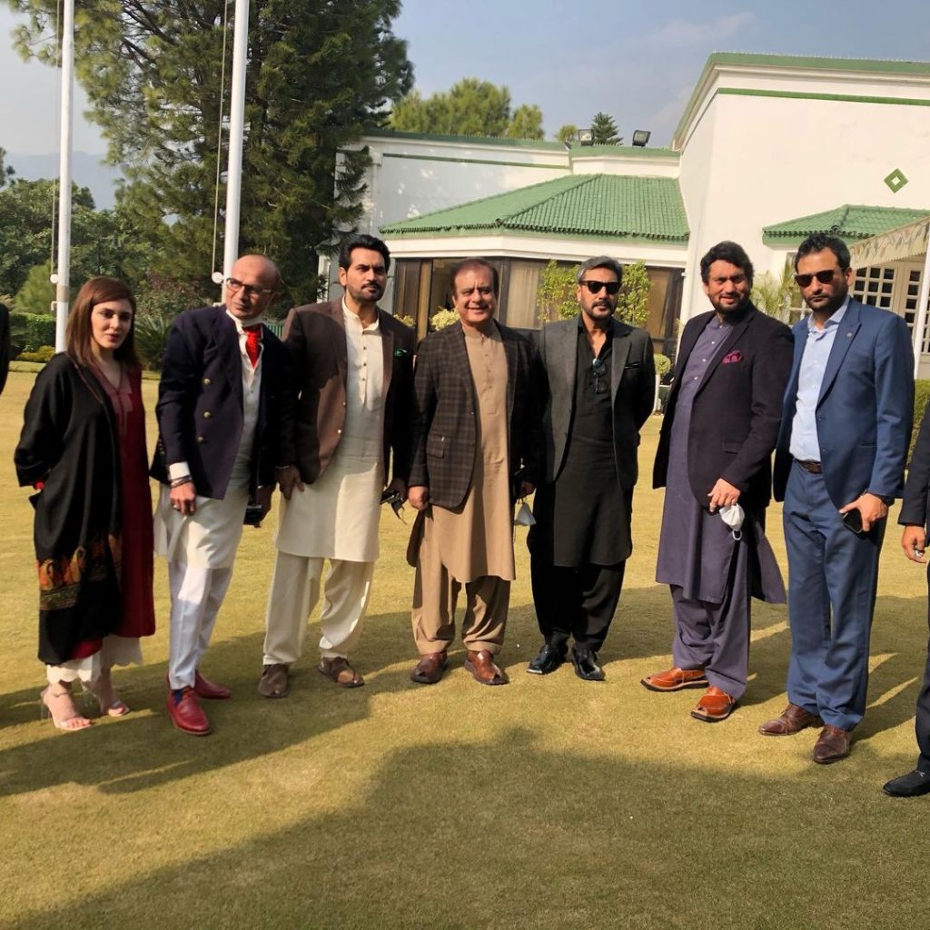 Adnan Siddiqui And Humayun Saeed Greeted Turkish Star Celal Al In Islamabad