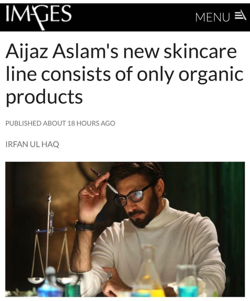 Aijazz Aslam Poses For His Latest Products