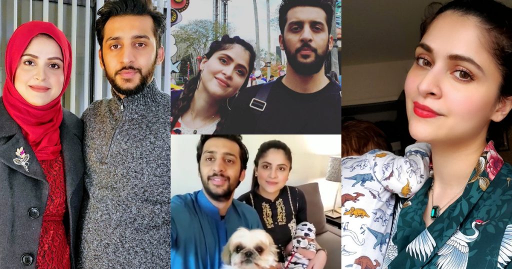 Arij Fatyma with Her Husband and Son in Canada - Latest Clicks