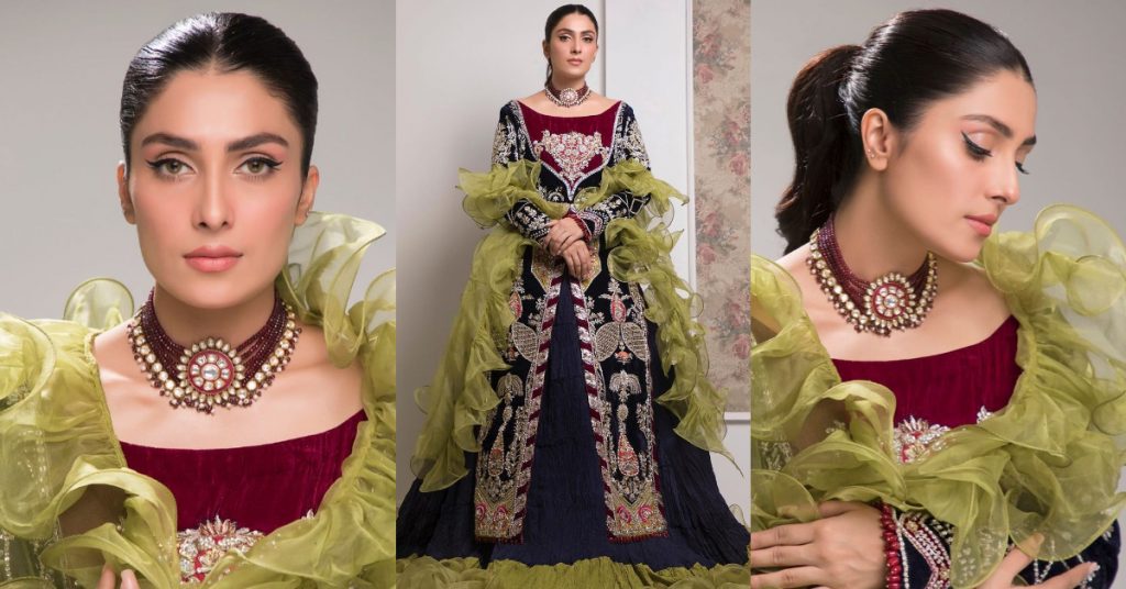 Ayeza Khan Stuns In Gorgeous Ruffled Outfit