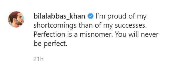 Imran Ashraf Lifts Up His Fellow Actor Bilal Abbas Khan