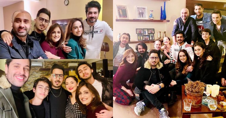 Hania Amir And Shahzad Sheikh Spotted At A New Year Party