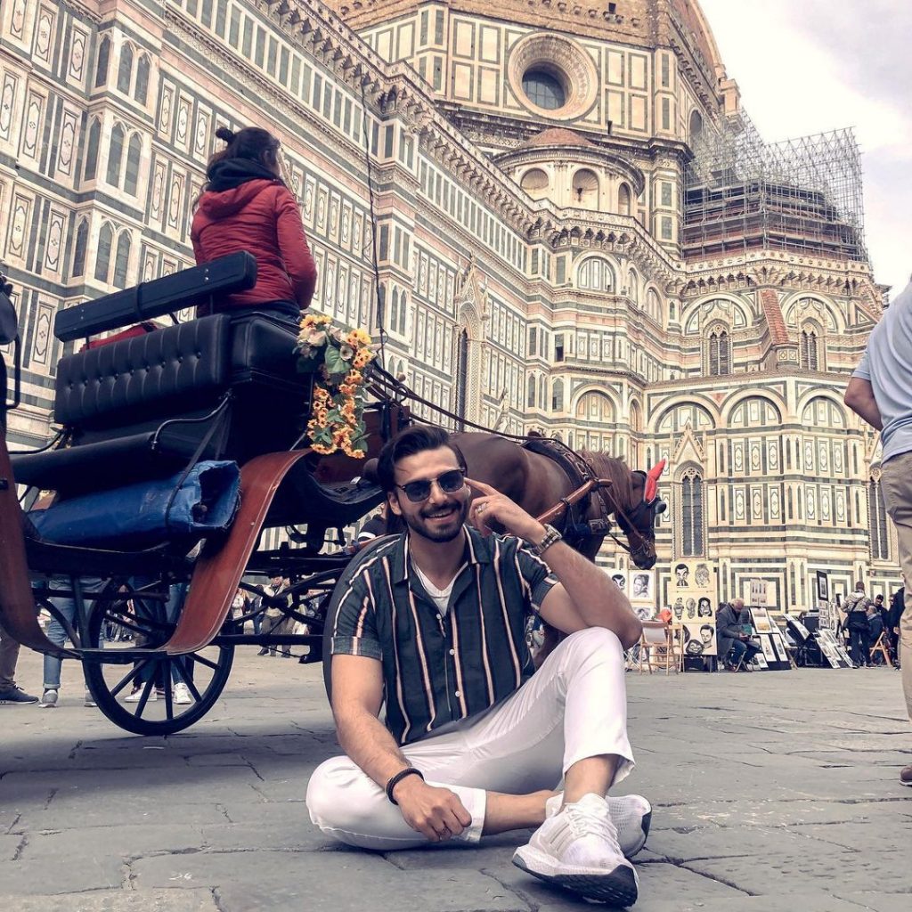 Actor Yasir Ali Khan Vacationing In Turkey And Italy