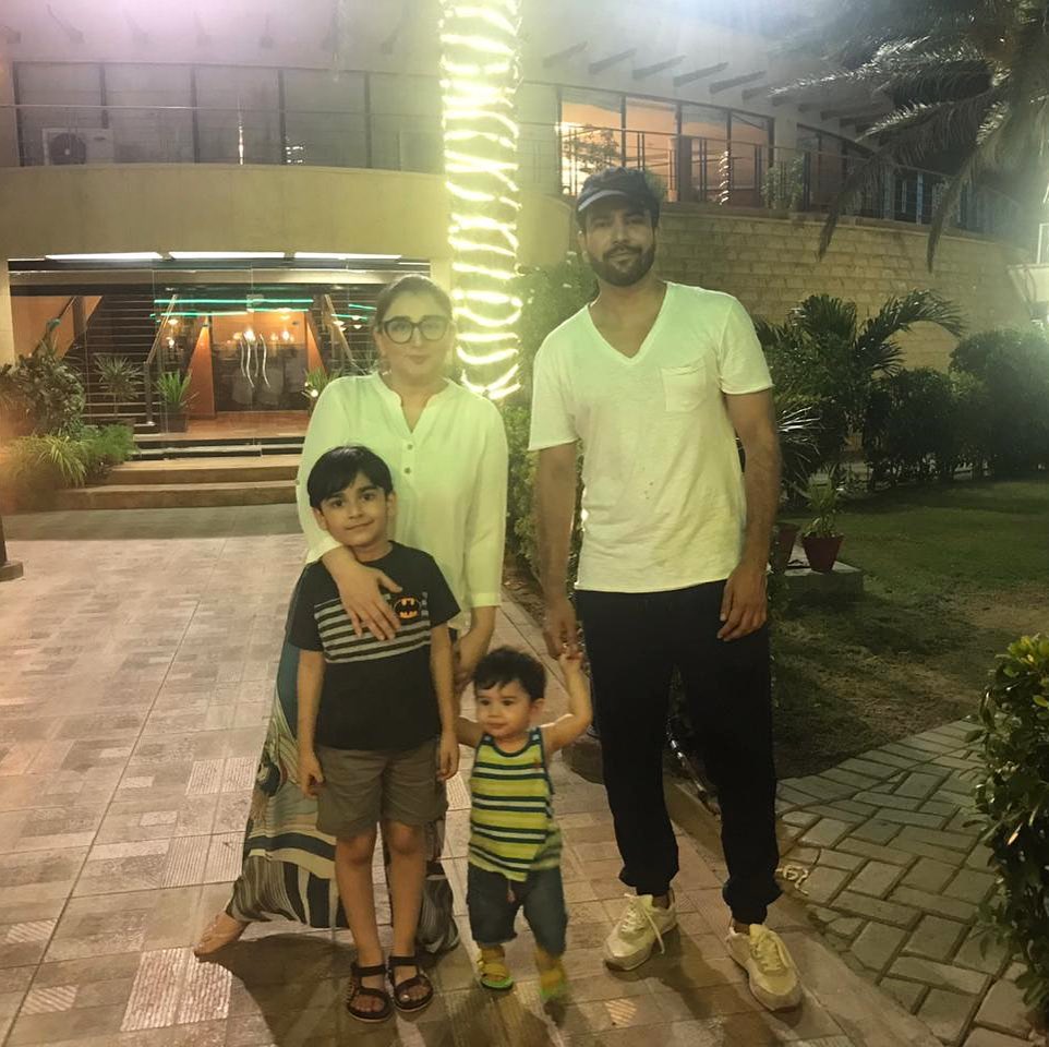 Beautiful Clicks of Junaid Khan with his Family